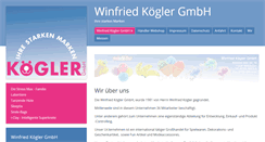 Desktop Screenshot of koegler-gmbh.de