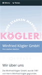 Mobile Screenshot of koegler-gmbh.de