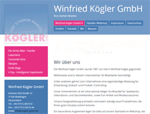 Tablet Screenshot of koegler-gmbh.de